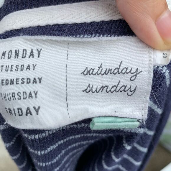 Anthropologie Saturday Sunday striped sweatshirt‎ - Picture 6 of 6